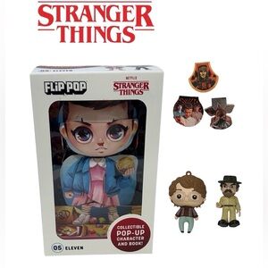 STRANGER THINGS BUNDLE ELEVEN FLIP POP UP CHARACTER HOPPER BARB NETFLIX